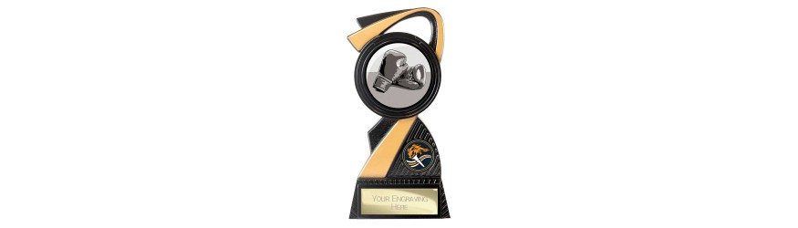MANIA BOXING RESIN TROPHY - 4 SIZES - 13CM - 20.5CM MANIA BOXING RESIN TROPHY - 4 SIZES - 13CM - 20.5CM